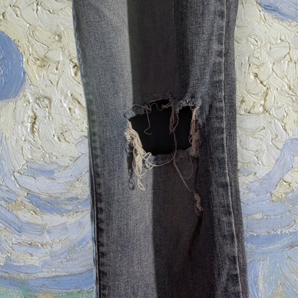 EUC KanCan Distressed Jeans Size 15/31 - Picture 5 of 11